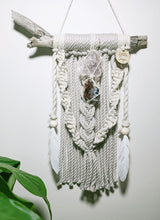 Load image into Gallery viewer, Lepidolite and Agate Geode Mini Macrame