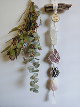 Load image into Gallery viewer, Selenite - Mica - Rose Quartz and Tree Agate Wall Strand