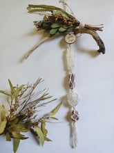 Load image into Gallery viewer, Selenite - Clear Quartz - Mica Blade and Labradorite Floral Wall Strand