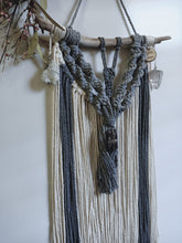 Load image into Gallery viewer, Moonstone - Lepidolite and Smoky Quartz Wall Hanging
