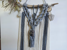 Load image into Gallery viewer, Moonstone - Lepidolite and Smoky Quartz Wall Hanging