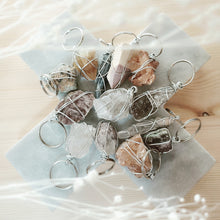 Load image into Gallery viewer, Wrapped Crystal Keyring