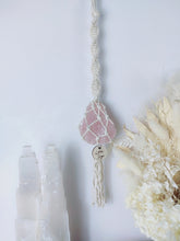 Load image into Gallery viewer, Rose Quartz - Crystal Cord Droplet