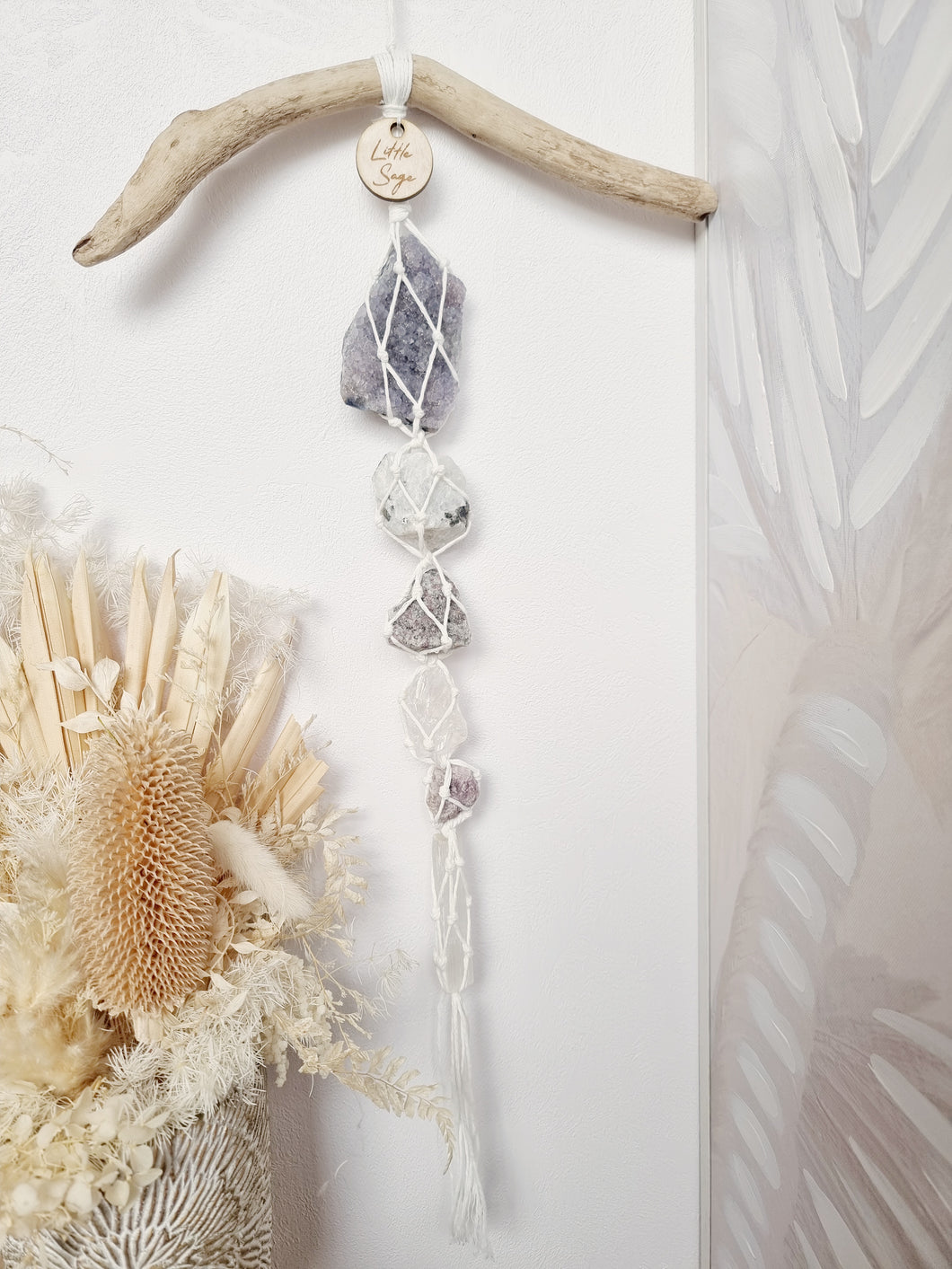 Amethyst - Moonstone - Spinel Matrix - Clear Quartz - Lepidolite - Selenite