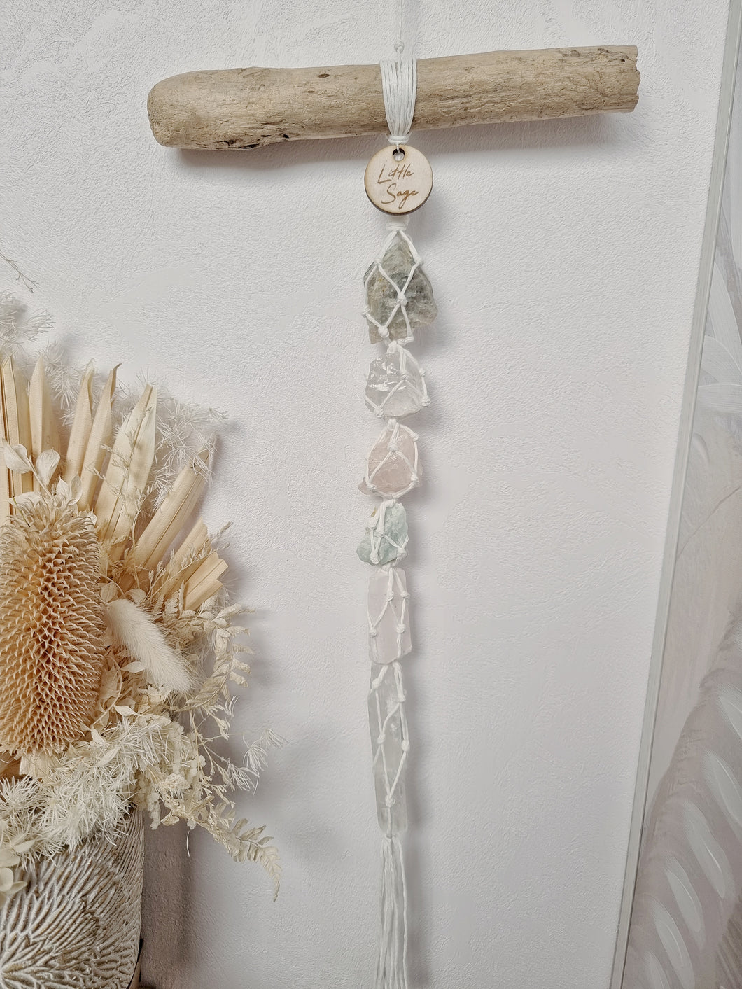 Cream Moonstone - Clear Quartz - Rose Quartz - Golden Beryl - White Calcite - Selenite