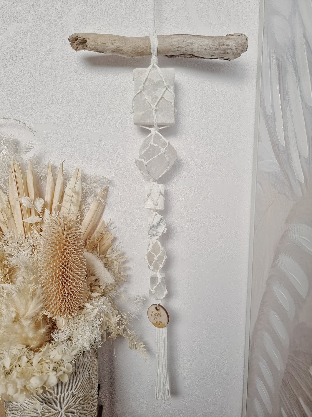 White Calcite - Clear Quartz - Selenite - Mangano Calcite