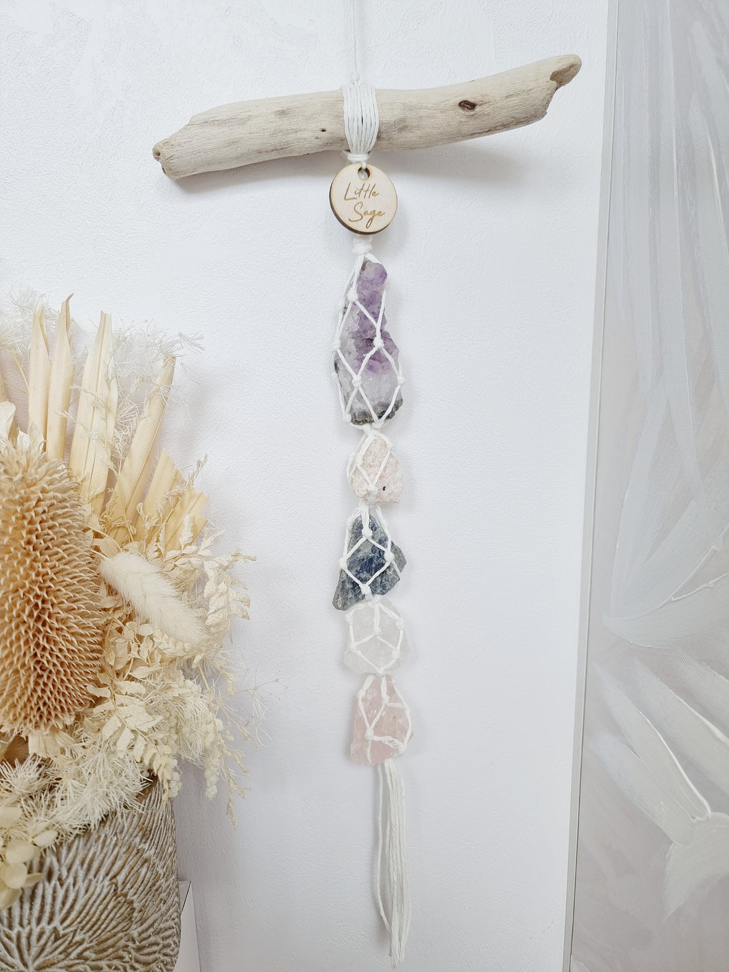 Amethyst - Sunstone - Lepidolite - Clear Quartz - Rose Quartz