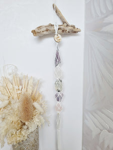 Amethyst - Clear Quartz - Golden Beryl - Lepidolite - Rose Quartz