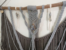 Load image into Gallery viewer, Blue Kyanite - Sodalite Large Macrame Wall Hanging
