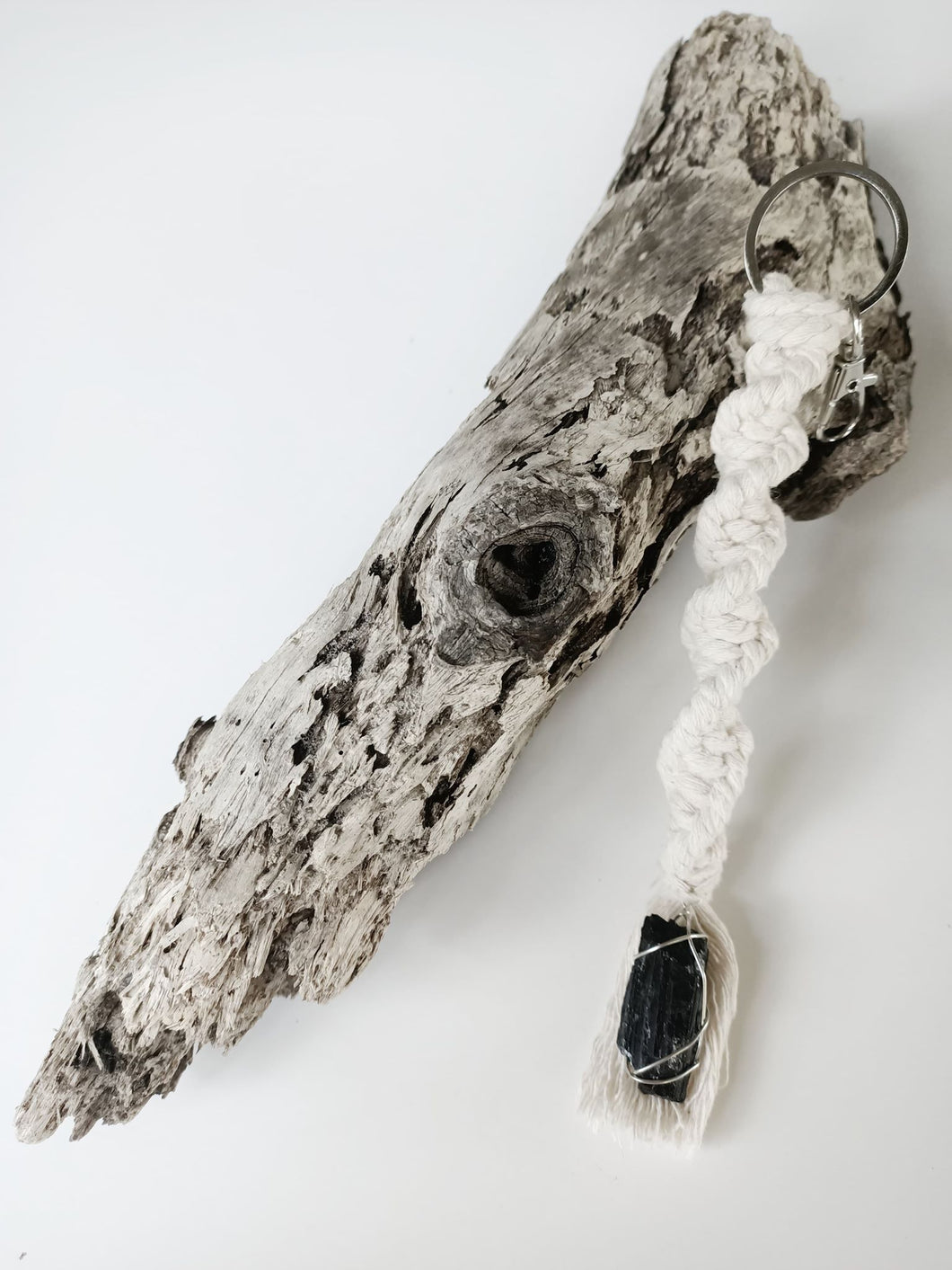 Black Tourmaline Keychain