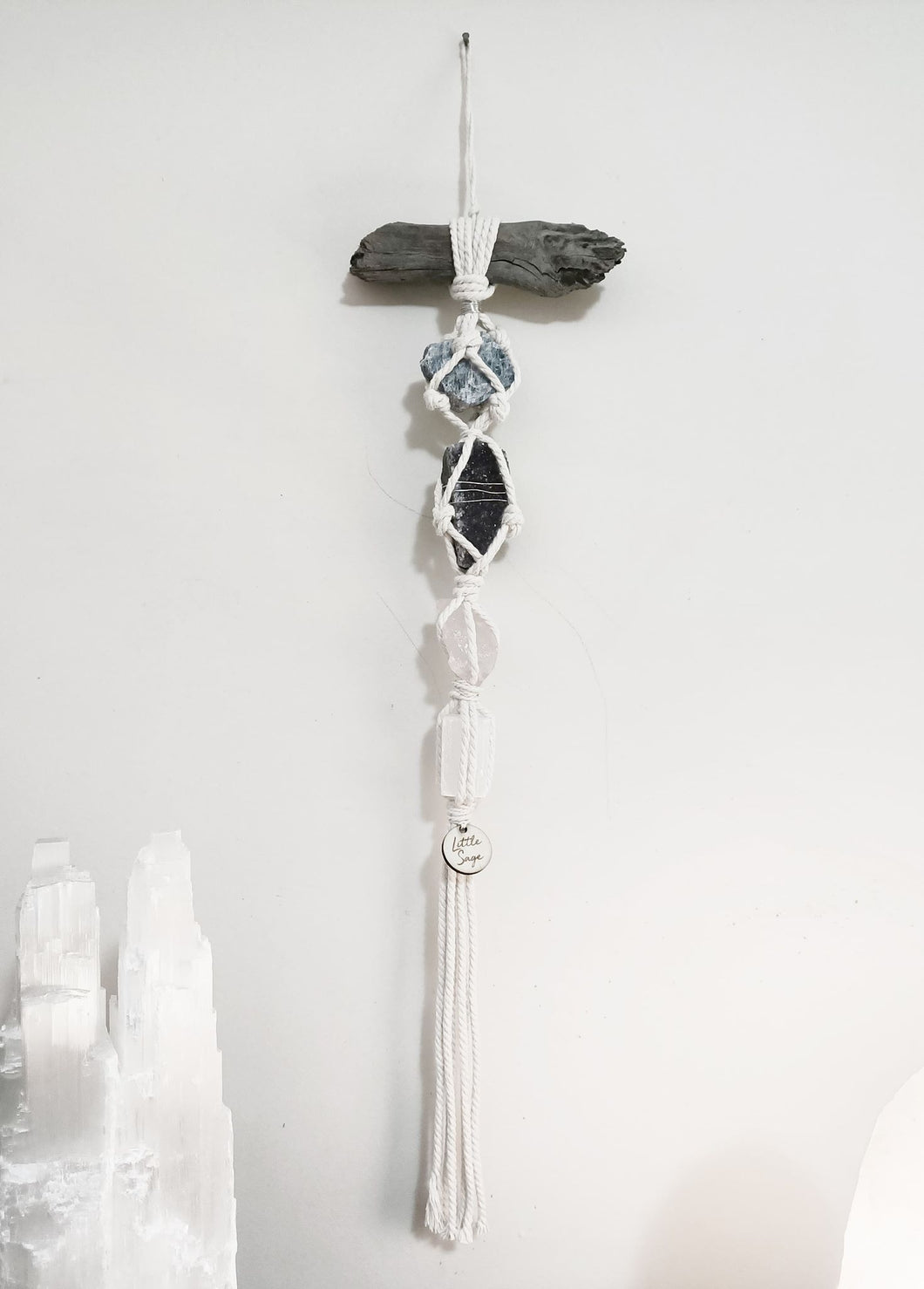 Sodalite - Amethyst - Rose Quartz - Selenite Wall Strand