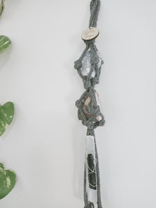 Mookite - Sodalite - Selenite and Black Tourmaline Wall Strand