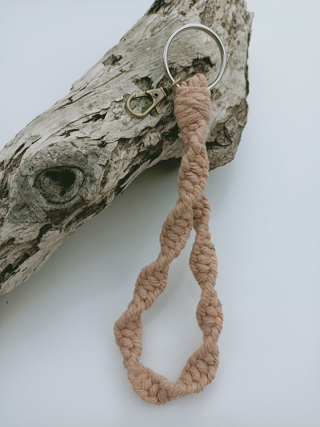 Macrame Key Wrist Strap (Large)