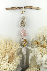 Clear Quartz - Rose Quartz - Citrine - Selenite