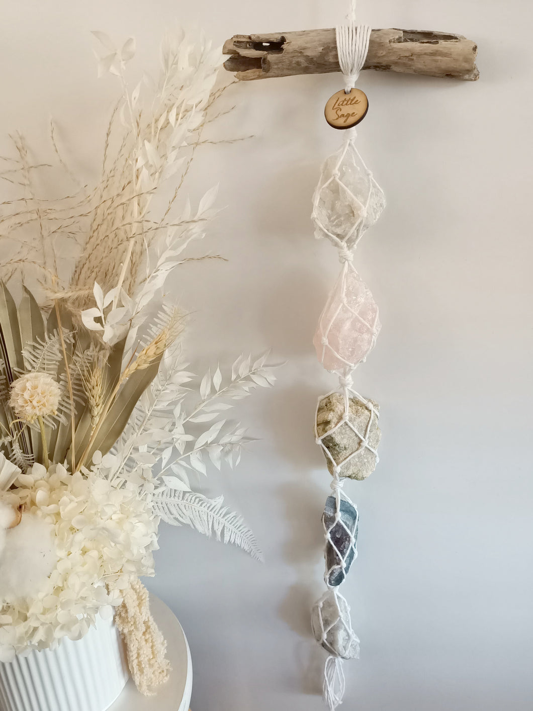 Clear Quartz - Rose Quartz - Green Tourmaline - Amethyst - Moonstone