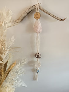 Rose Quartz - Selenite - Labradorite - Clear Quartz - Blue Kyanite