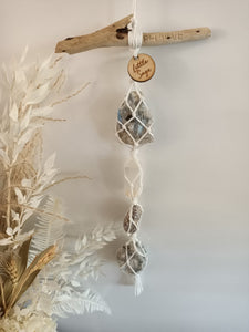 Blue Kyanite - Selenite - Labradorite - Green Tourmaline
