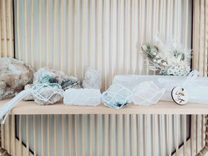 Beryl - Rose Quartz - Cream Moonstone - Selenite Petite