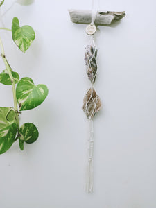 Amethyst - Mica Blade and Selenite