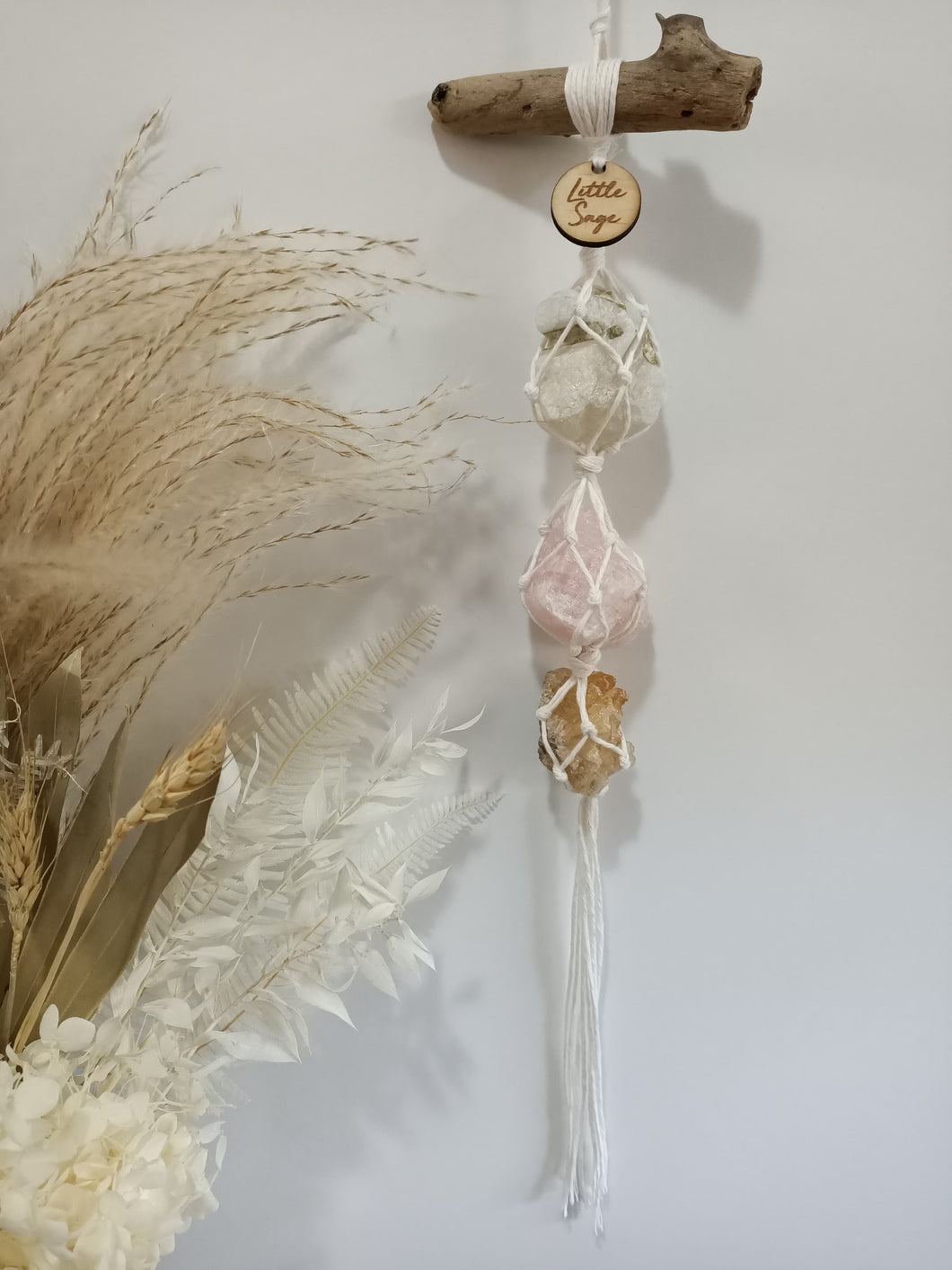 Green Tourmaline, Rose Quartz, Citrine Cluster.