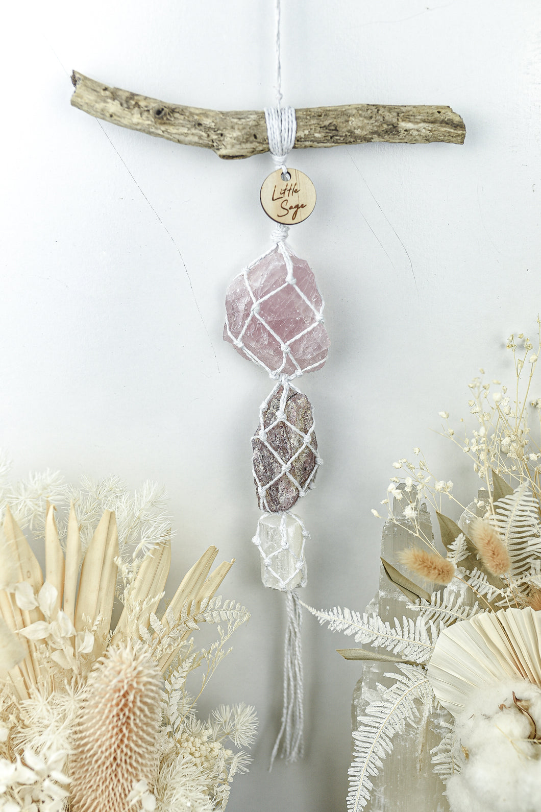 Rose Quartz - Tanzurine - Selenite