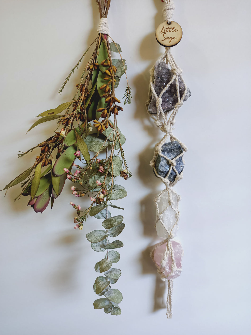 Amethyst - Sodalite - Selenite and Rose Quartz