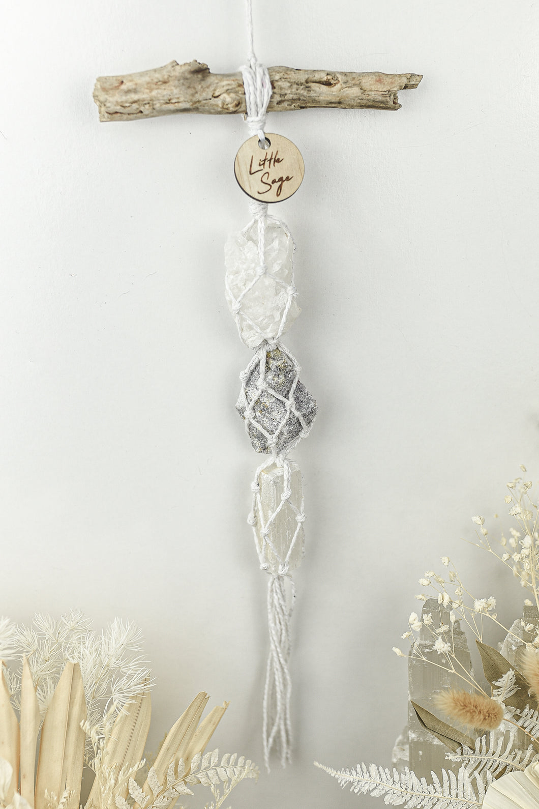 Clear Quartz - Tanzurine - Selenite