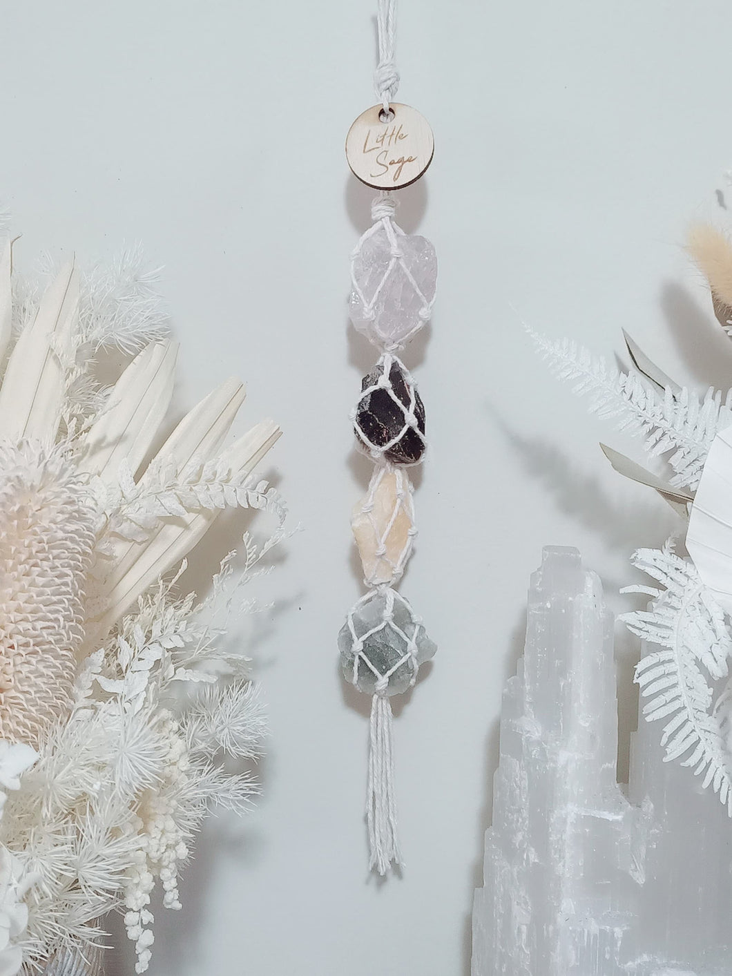 Rose Quartz - Smoky Quartz - Tanzurine - Golden Beryl Petite Droplet