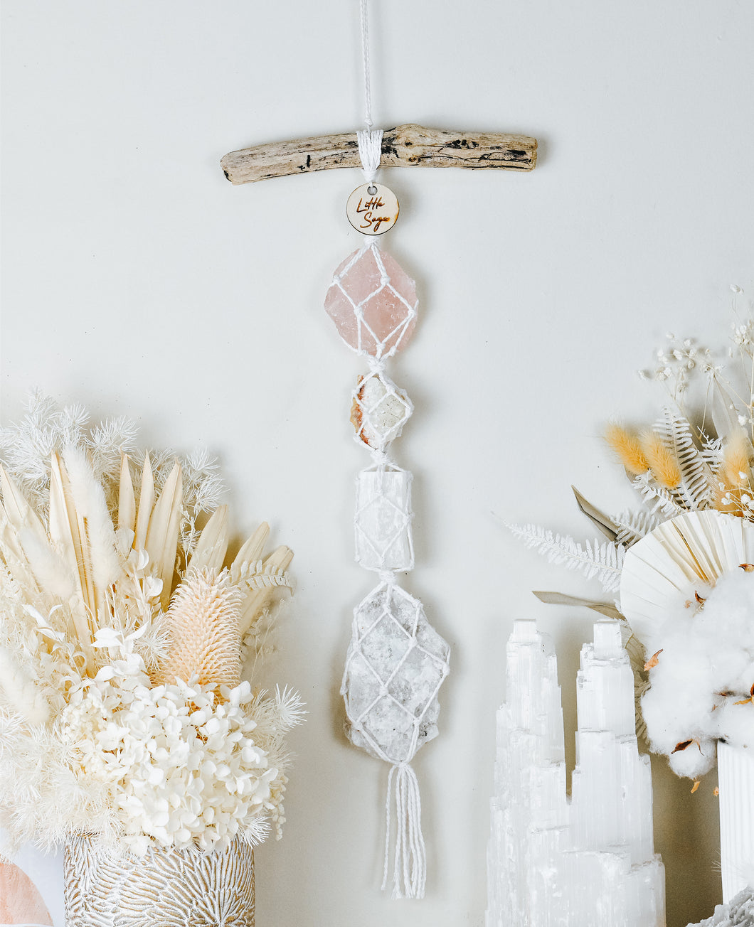 Rose Quartz - Citrine - Selenite - Moonstone