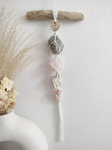 Spinel Matrix - Rose Quartz - Cream Moonstone - Peach Calcite