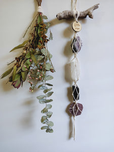 Black Tourmaline - Selenite - Amethyst and Mica Blade