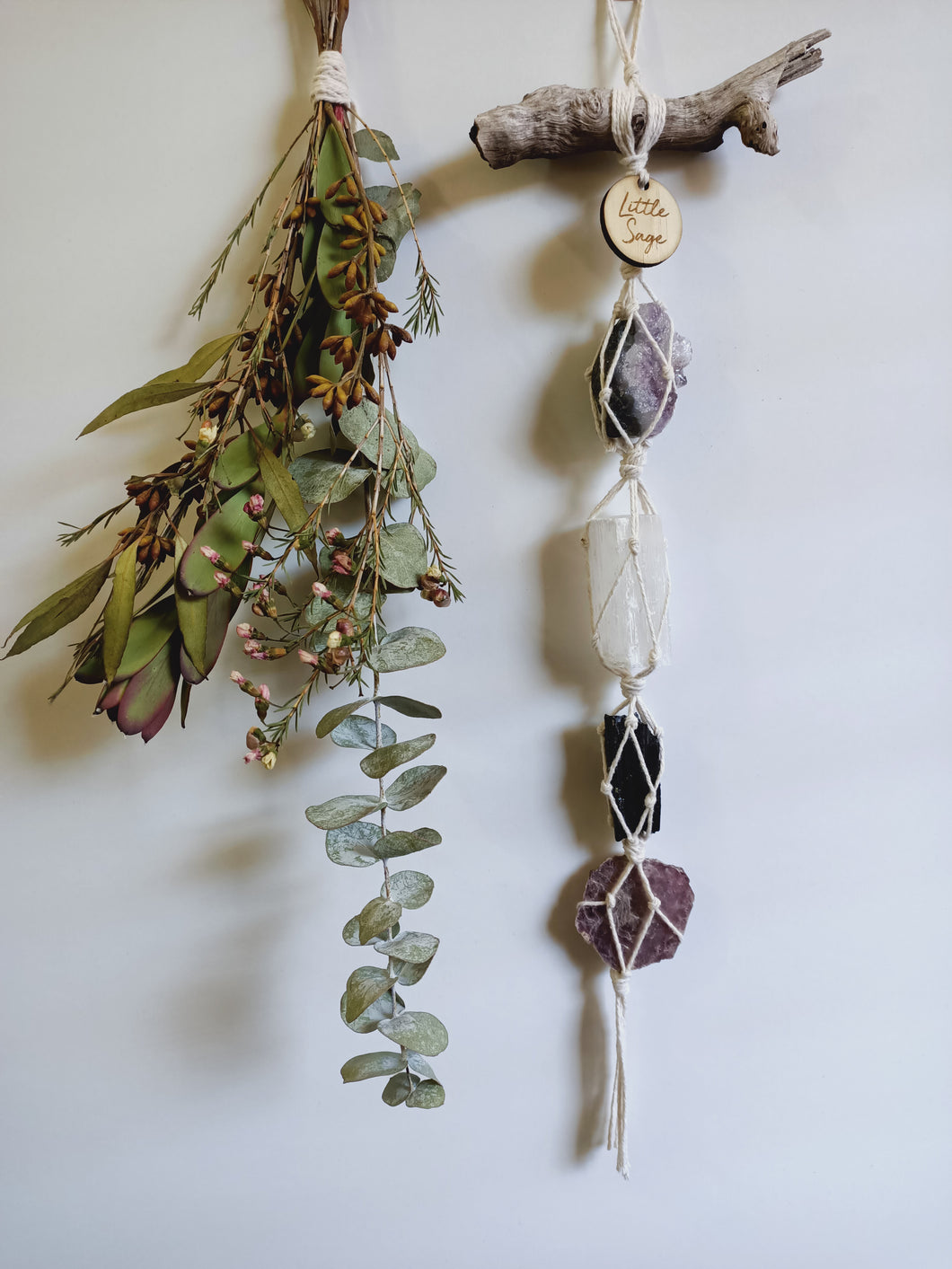 Black Tourmaline - Selenite - Amethyst and Mica Blade