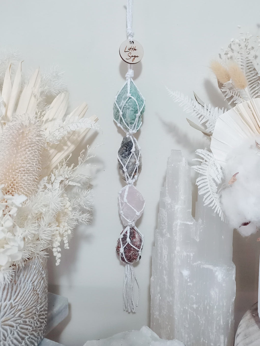 Aventurine - Moonstone - Rose Quartz - Calcite Petite Droplet