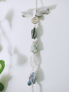 Clear Quartz - Sodalite - Black Tourmaline and Golden Beryl