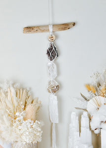Amethyst - Clear Quartz - Lepidolite - Selenite