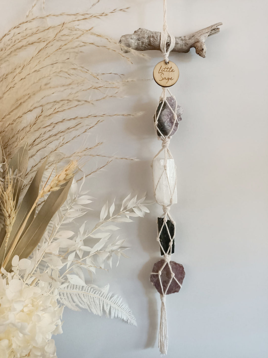 Amethyst - Selenite - Black Tourmaline - Mica