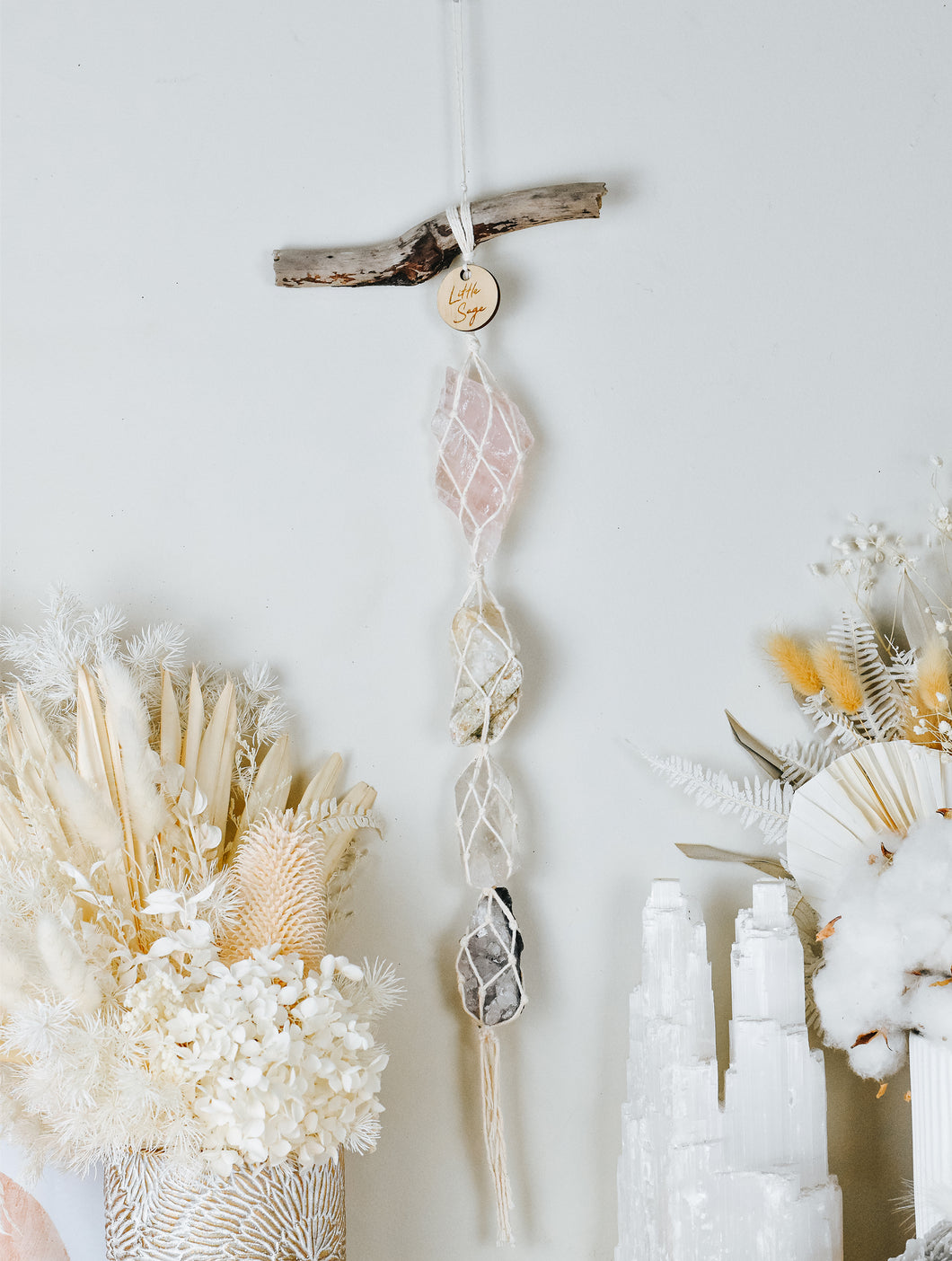 Rose Quartz - Green Tourmaline - Clear Quartz - Amethyst