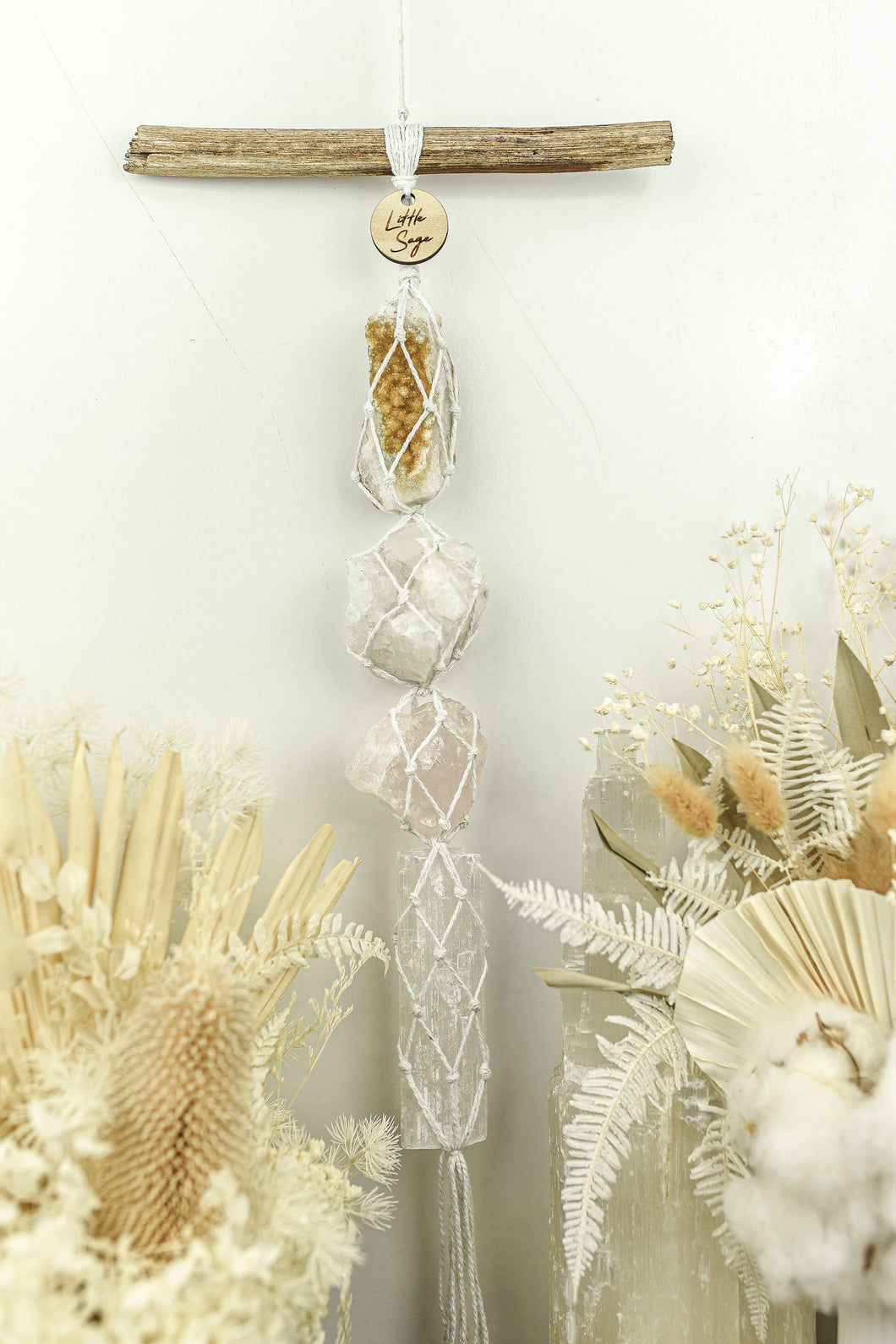Citrine - Clear Quartz - Rose Quartz - Selenite