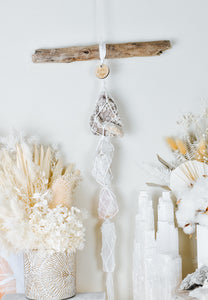 Lepidolite - Clear Quartz - Rose Quartz - Selenite