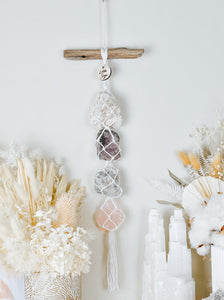 Kyanite - Amethyst - Cream Moonstone - Rose Quartz