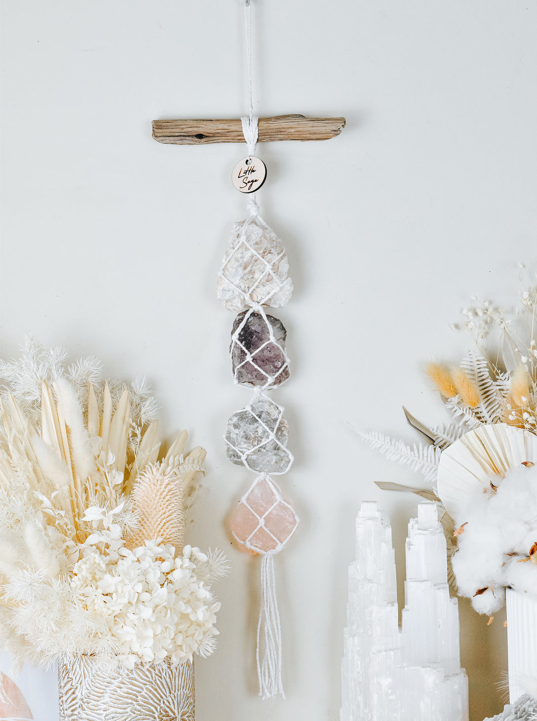 Kyanite - Amethyst - Cream Moonstone - Rose Quartz