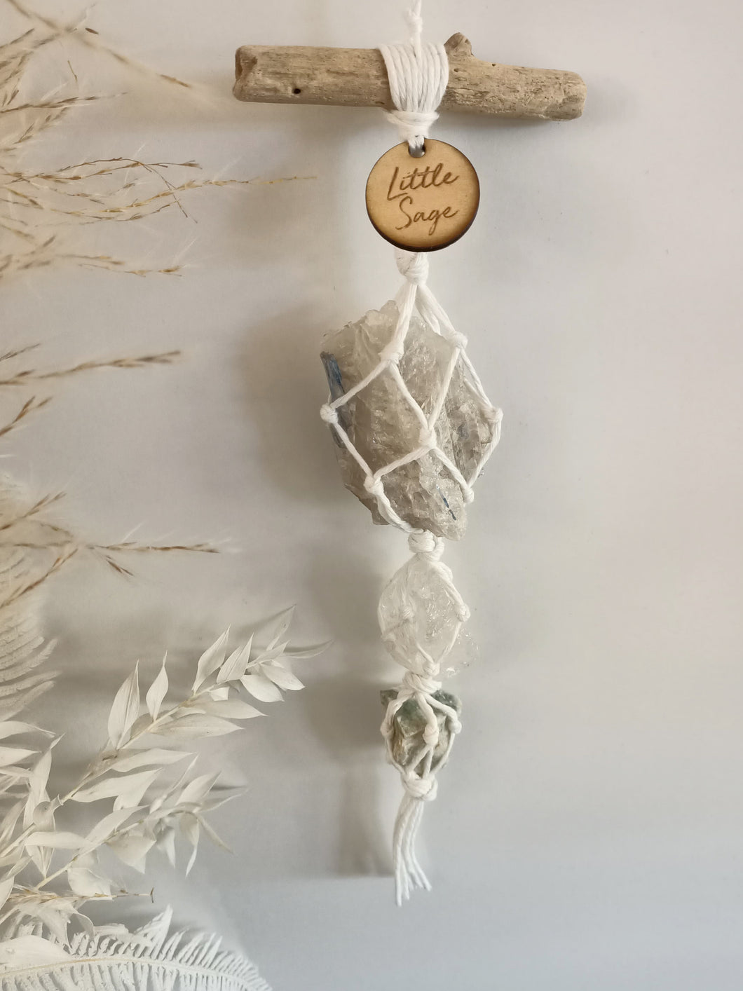 Blue Kyanite - Clear Quartz - Tree Agate