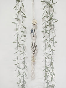 Sodalite - Blue Kyanite - Green Calcite Strand Hanging