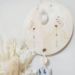 Moonstone - Lepidolite - Clear Quartz - Rose Quartz - Selenite Line Art Clear Quartz Generator