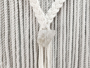 Clear Quartz - Selenite - Smokey Quartz Wall Hanging
