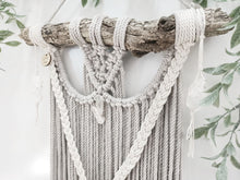 Load image into Gallery viewer, Clear Quartz - Selenite - Smokey Quartz Wall Hanging
