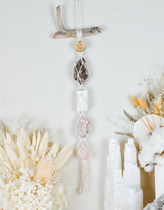 Lepidolite - Selenite - Tanzurine - Rose Quartz