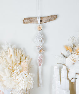 Clear Quartz - Cream Moonstone - Rose Quartz