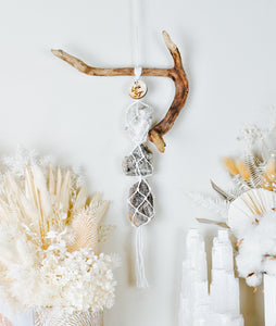 Clear Quartz - Pink Tourmaline - Smoky Quartz