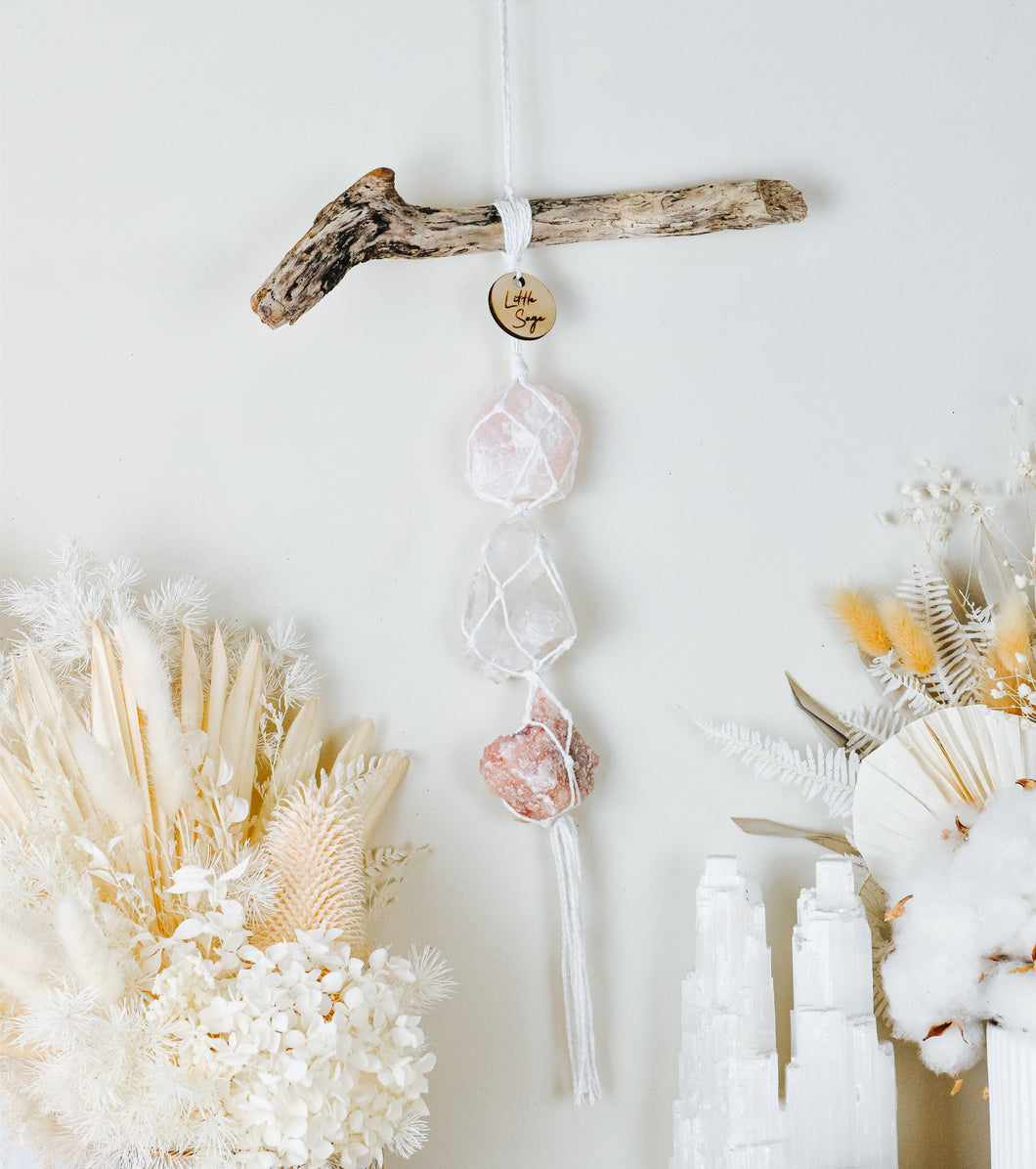 Rose Quartz - Clear Quartz - Pink Amethyst